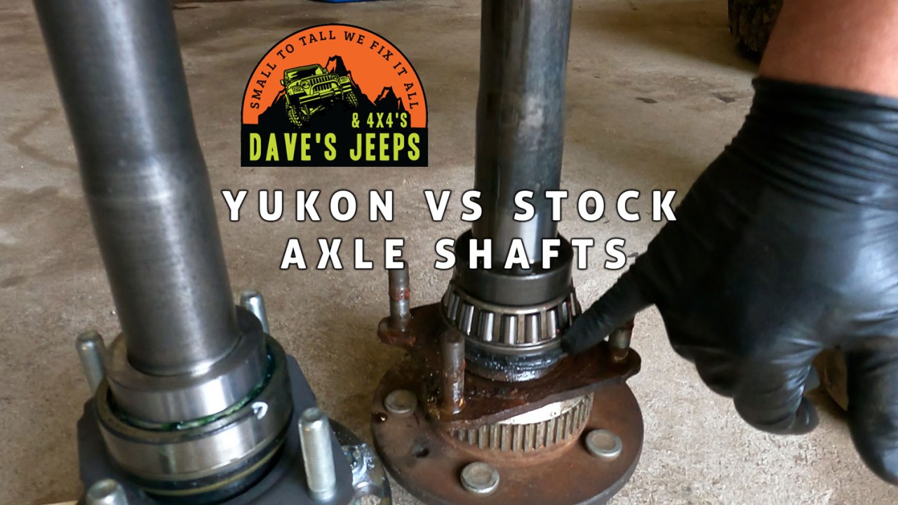 Yukon Axle Shafts Vs. Stock Jeep JL Shafts